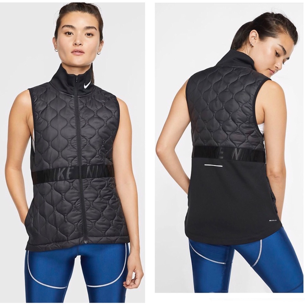 Nike AeroLayer Black Women's Running Vest NWT Sm